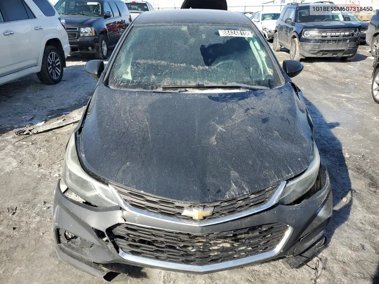 1G1BE5SM6G7318450 2016 Chevrolet Cruze Lt