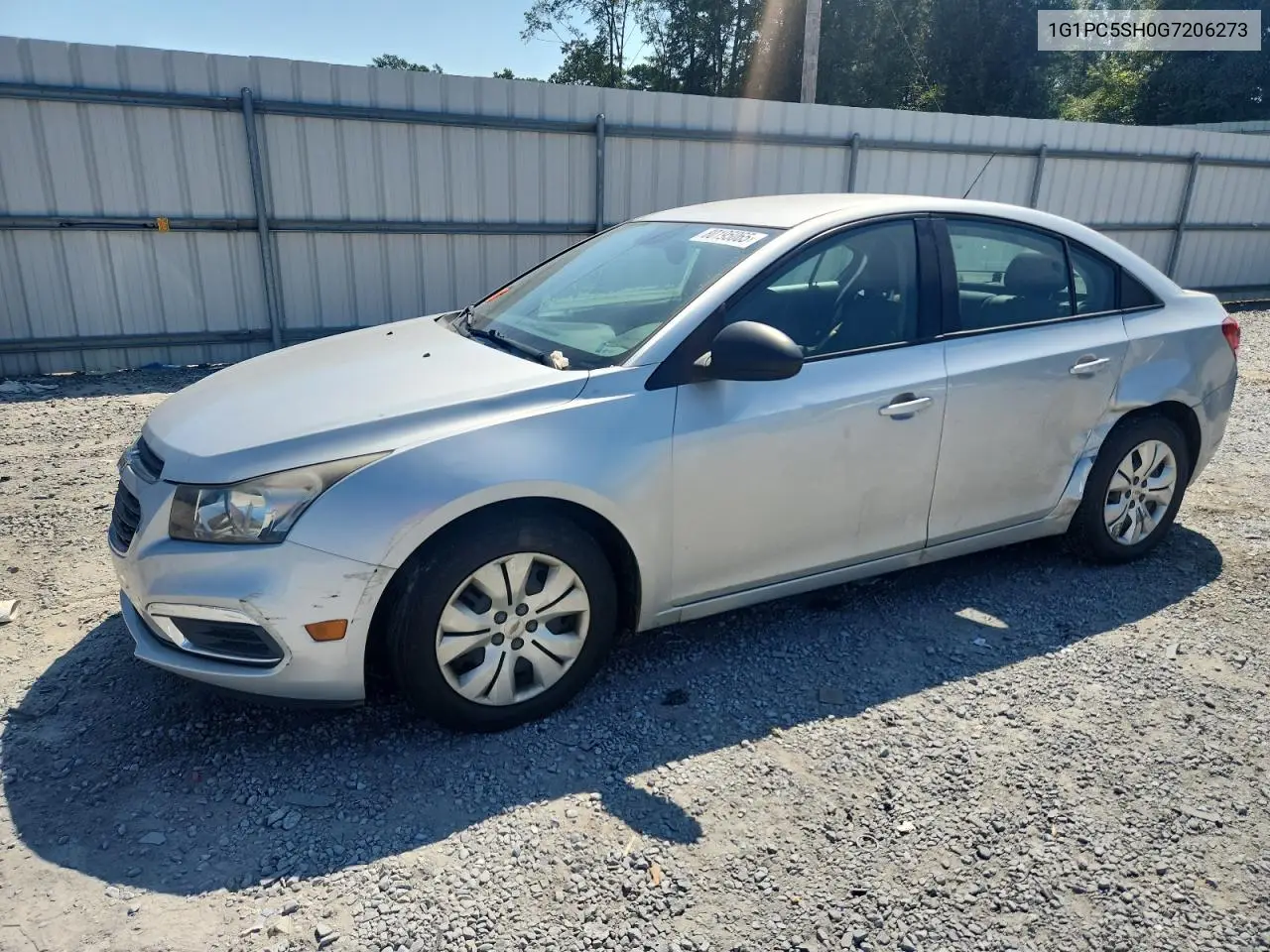1G1PC5SH0G7206273 2016 Chevrolet Cruze Limited Ls