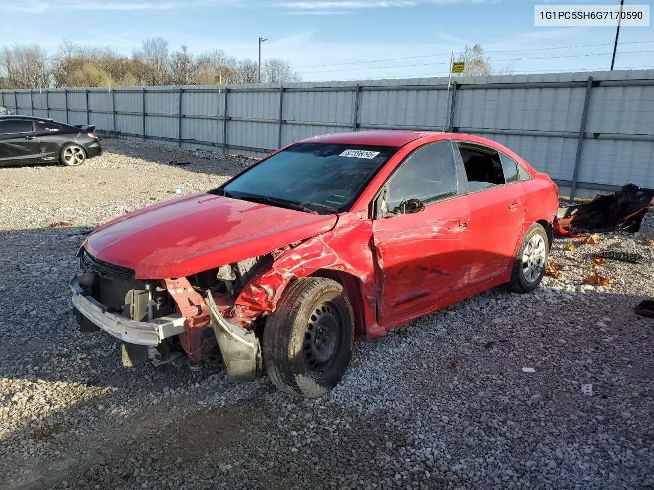 1G1PC5SH6G7170590 2016 Chevrolet Cruze Limited Ls