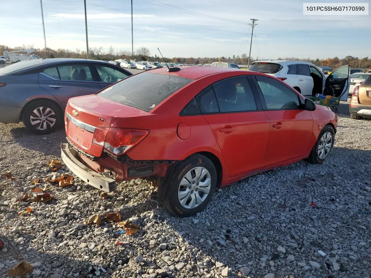 1G1PC5SH6G7170590 2016 Chevrolet Cruze Limited Ls