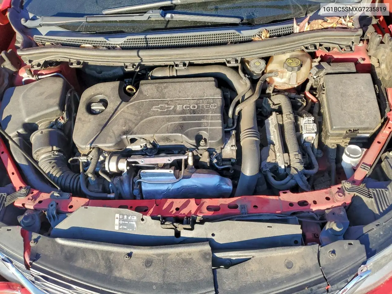 1G1BC5SMXG7235819 2016 Chevrolet Cruze Ls