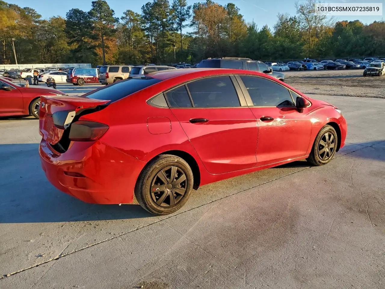 1G1BC5SMXG7235819 2016 Chevrolet Cruze Ls