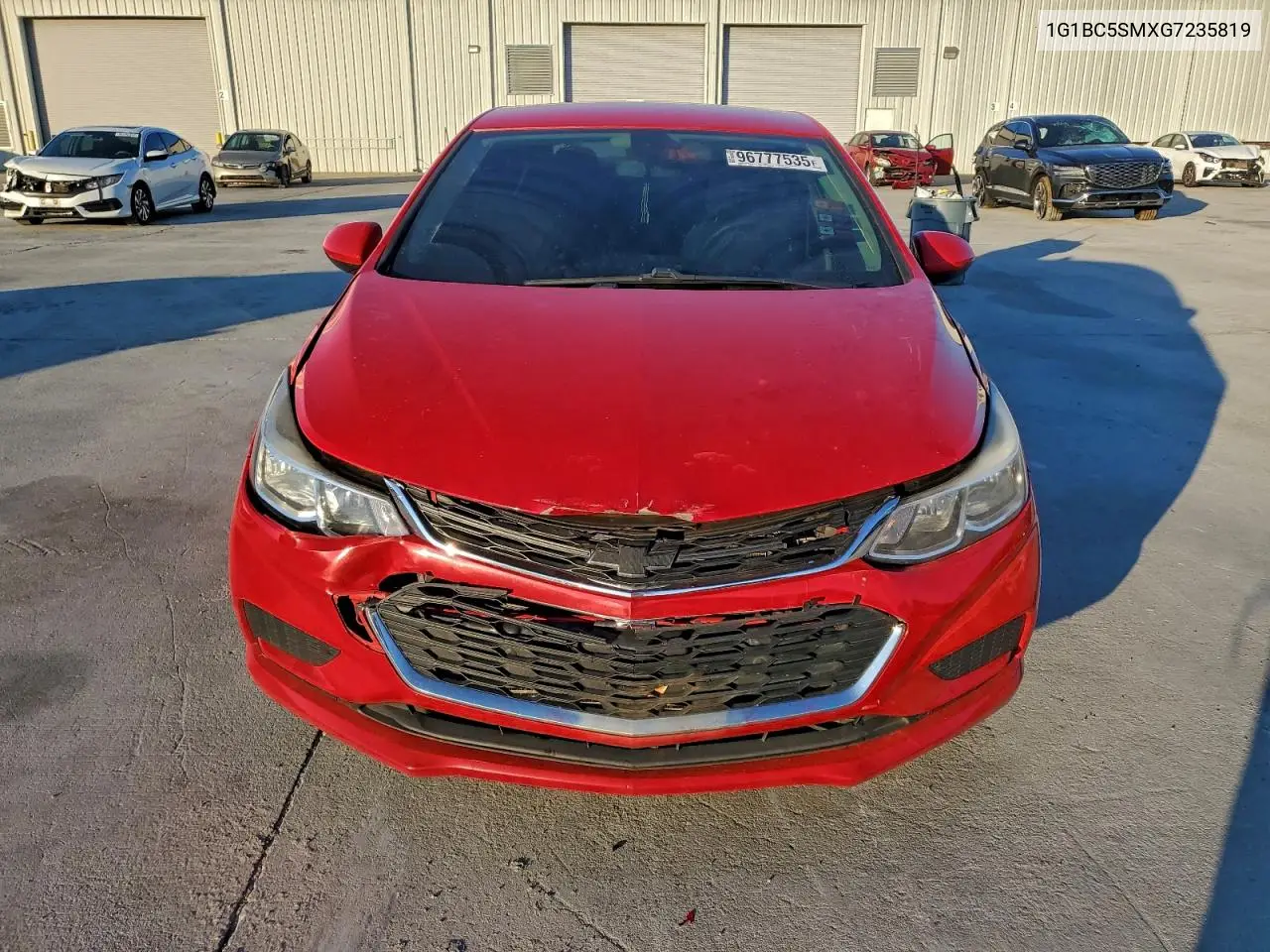1G1BC5SMXG7235819 2016 Chevrolet Cruze Ls