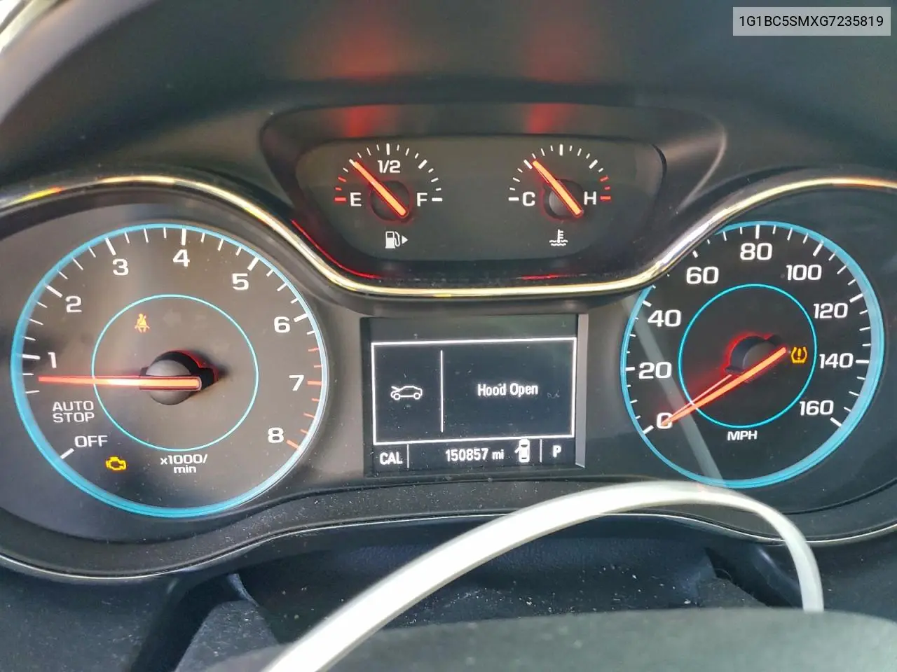 1G1BC5SMXG7235819 2016 Chevrolet Cruze Ls