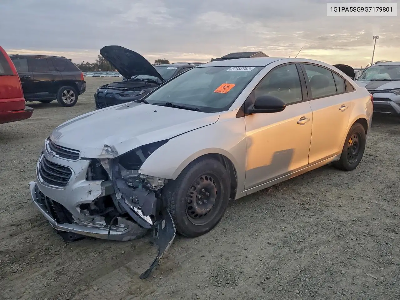 1G1PA5SG9G7179801 2016 Chevrolet Cruze Limited L