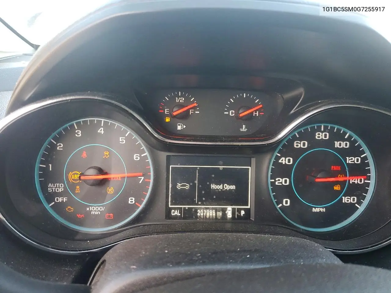 1G1BC5SM0G7255917 2016 Chevrolet Cruze Ls