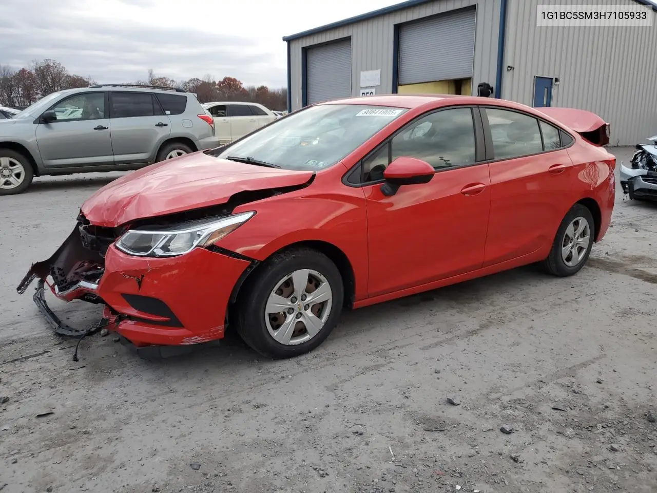 1G1BC5SM3H7105933 2017 Chevrolet Cruze Ls