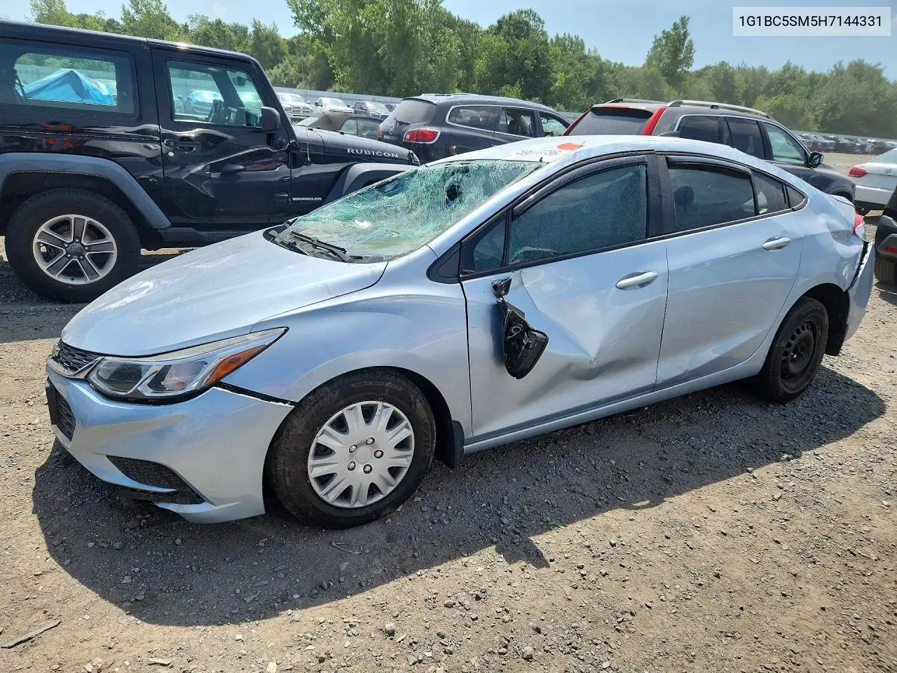 2017 Chevrolet Cruze Ls VIN: 1G1BC5SM5H7144331 Lot: 59310736