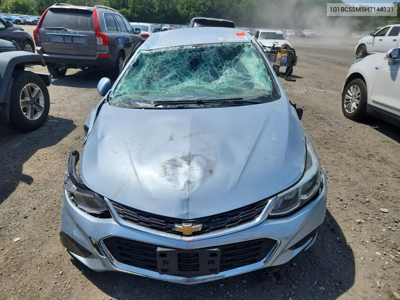2017 Chevrolet Cruze Ls VIN: 1G1BC5SM5H7144331 Lot: 59310736