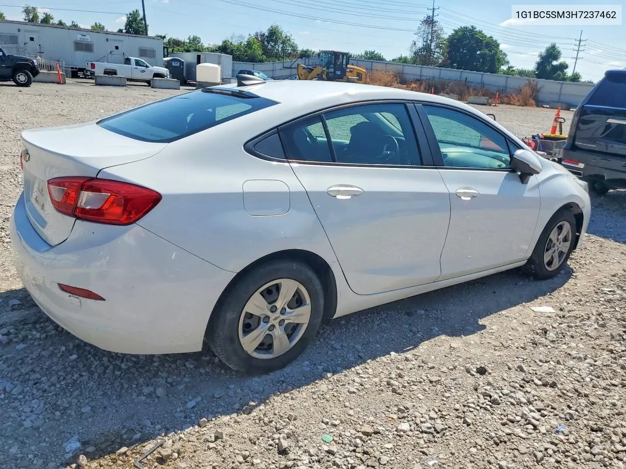 2017 Chevrolet Cruze Ls VIN: 1G1BC5SM3H7237462 Lot: 60011116