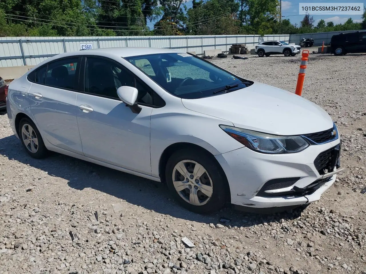 2017 Chevrolet Cruze Ls VIN: 1G1BC5SM3H7237462 Lot: 60011116