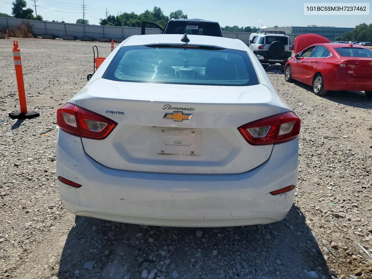 2017 Chevrolet Cruze Ls VIN: 1G1BC5SM3H7237462 Lot: 60011116