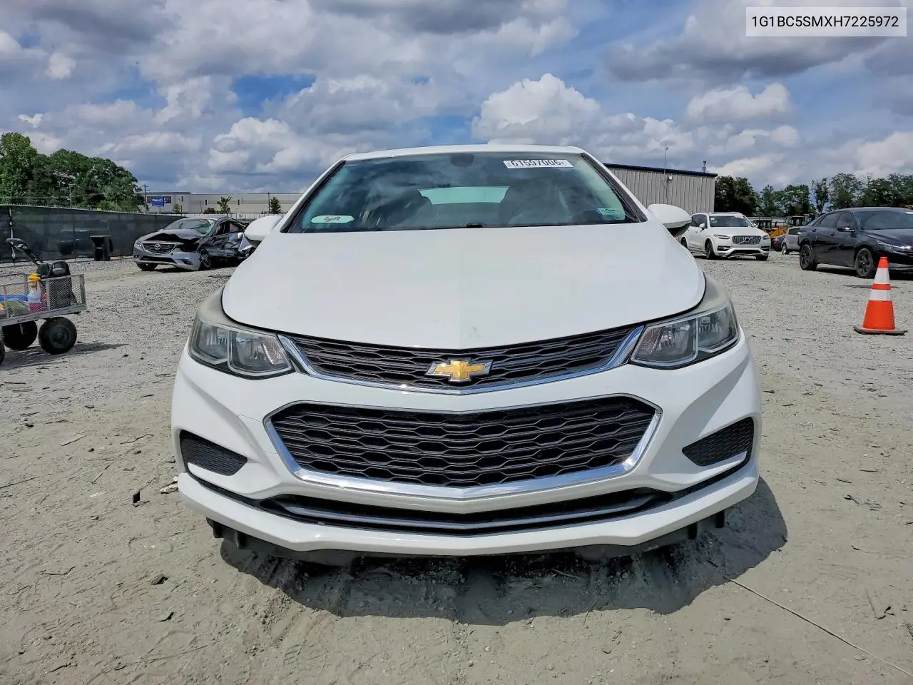2017 Chevrolet Cruze Ls VIN: 1G1BC5SMXH7225972 Lot: 61597006