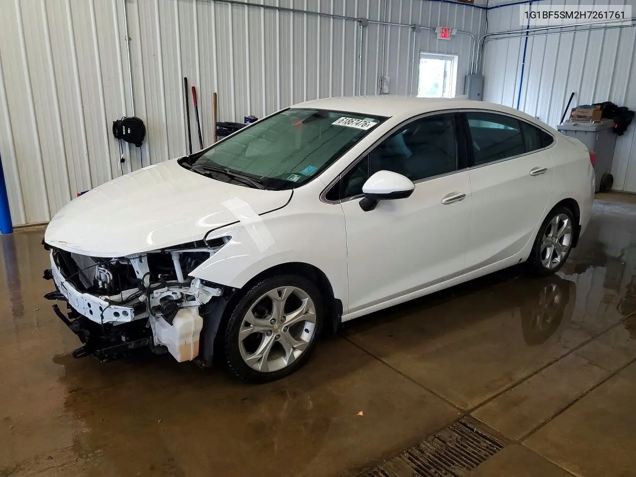 2017 Chevrolet Cruze Premier VIN: 1G1BF5SM2H7261761 Lot: 61867476