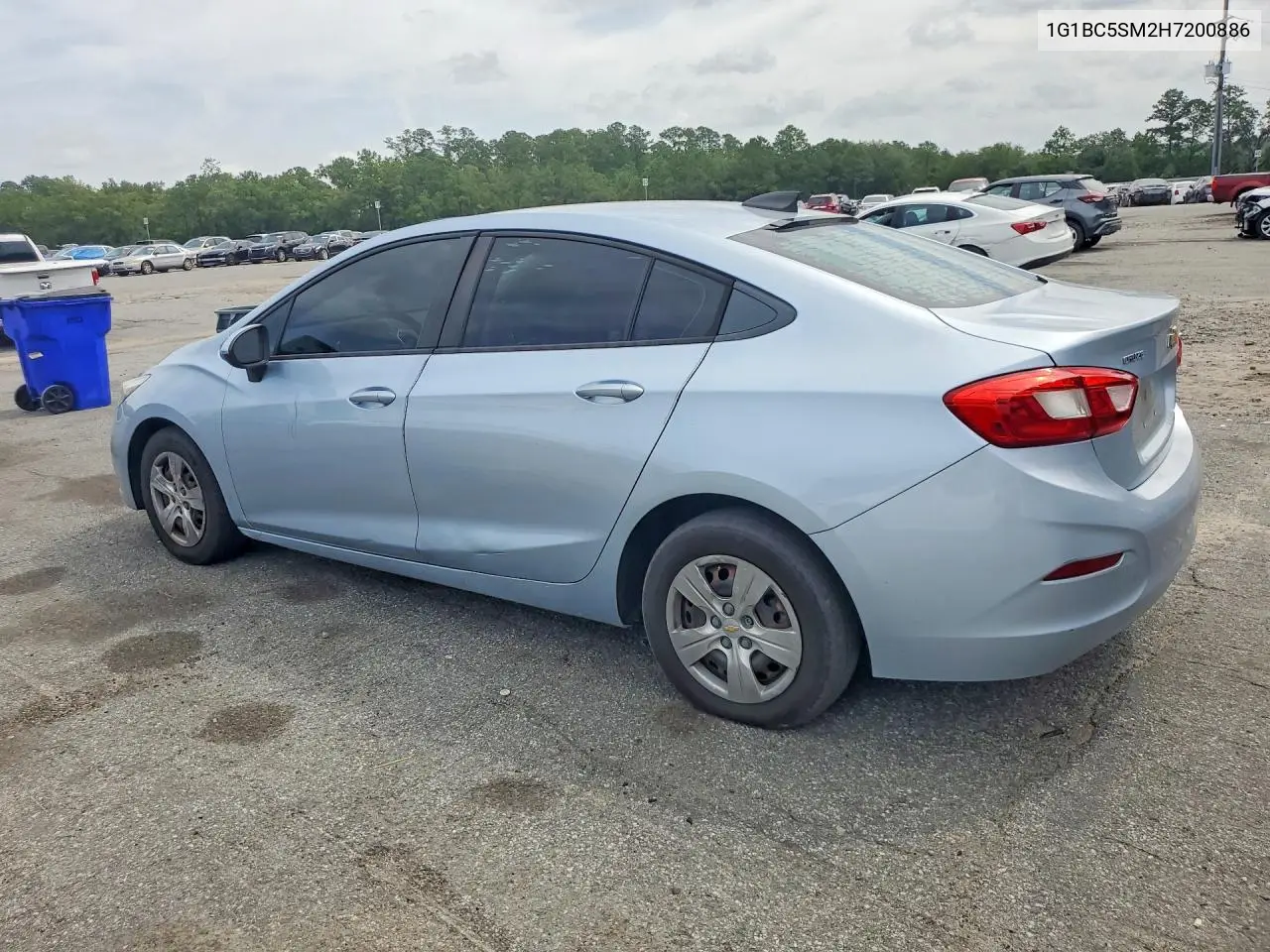 2017 Chevrolet Cruze Ls VIN: 1G1BC5SM2H7200886 Lot: 61878466