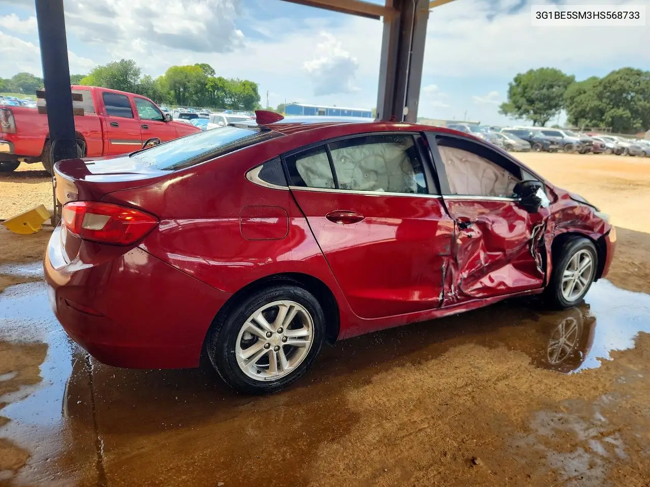 2017 Chevrolet Cruze Lt VIN: 3G1BE5SM3HS568733 Lot: 62088786