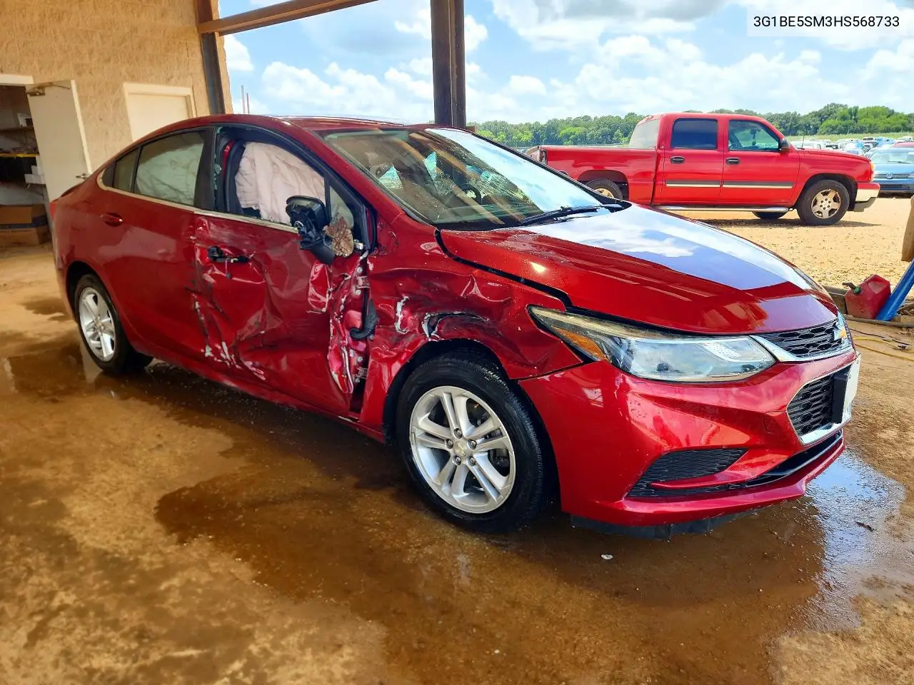 2017 Chevrolet Cruze Lt VIN: 3G1BE5SM3HS568733 Lot: 62088786