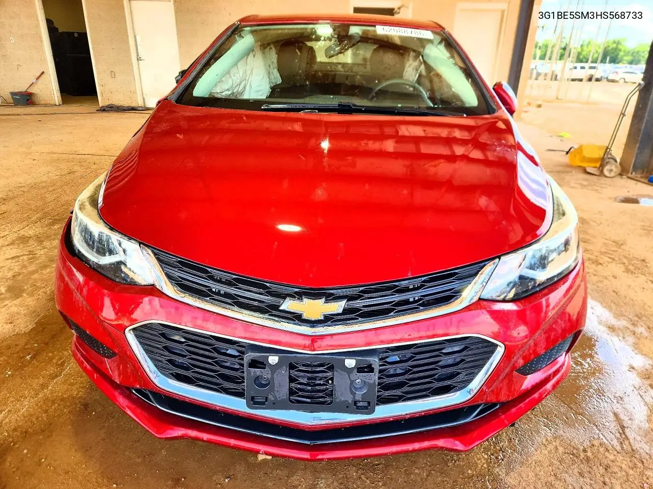 2017 Chevrolet Cruze Lt VIN: 3G1BE5SM3HS568733 Lot: 62088786