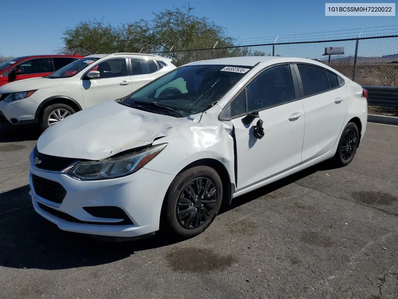 1G1BC5SM0H7220022 2017 Chevrolet Cruze Ls