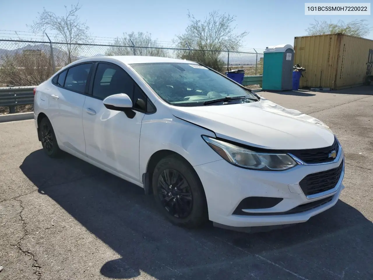 1G1BC5SM0H7220022 2017 Chevrolet Cruze Ls