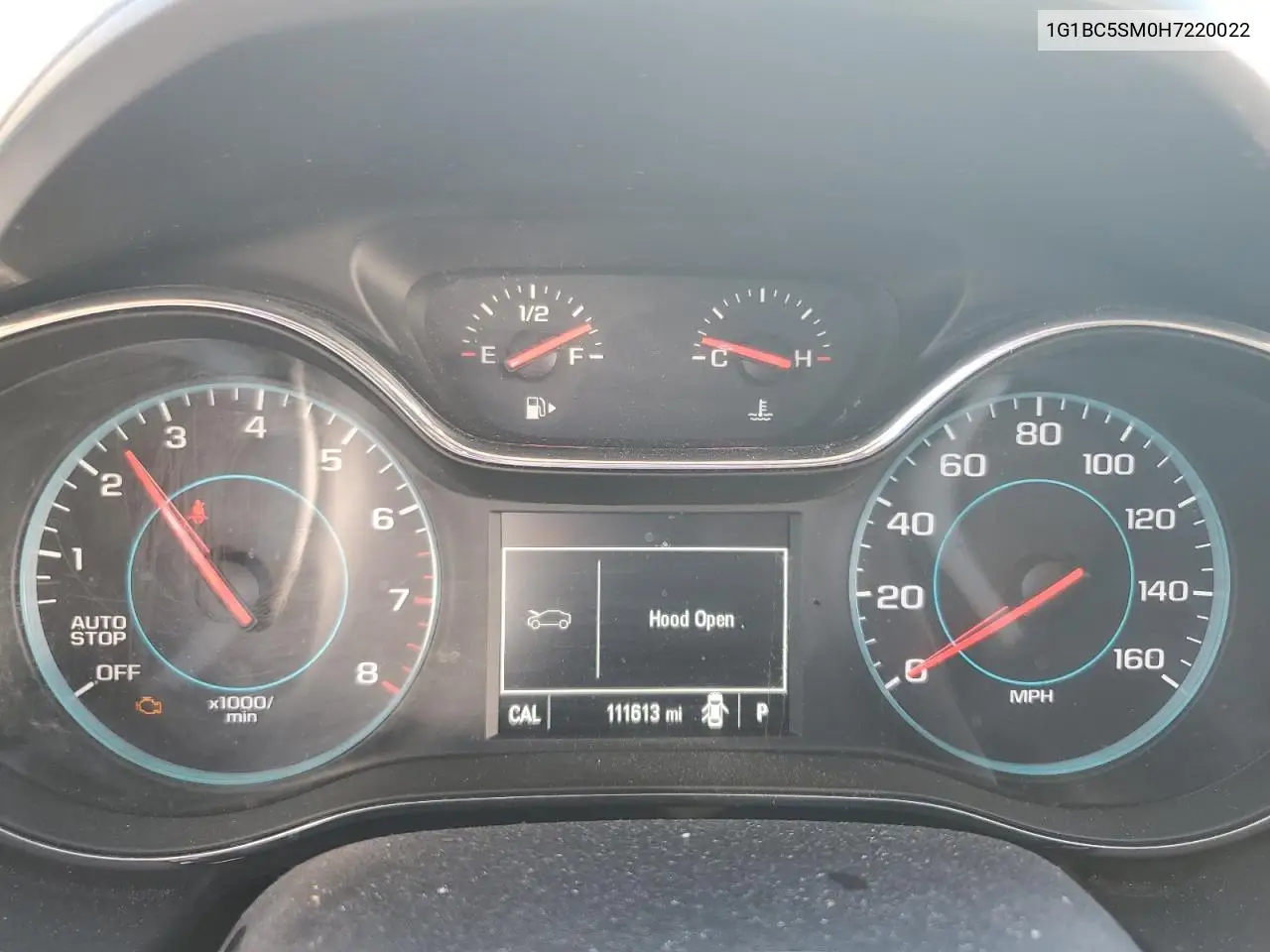 1G1BC5SM0H7220022 2017 Chevrolet Cruze Ls