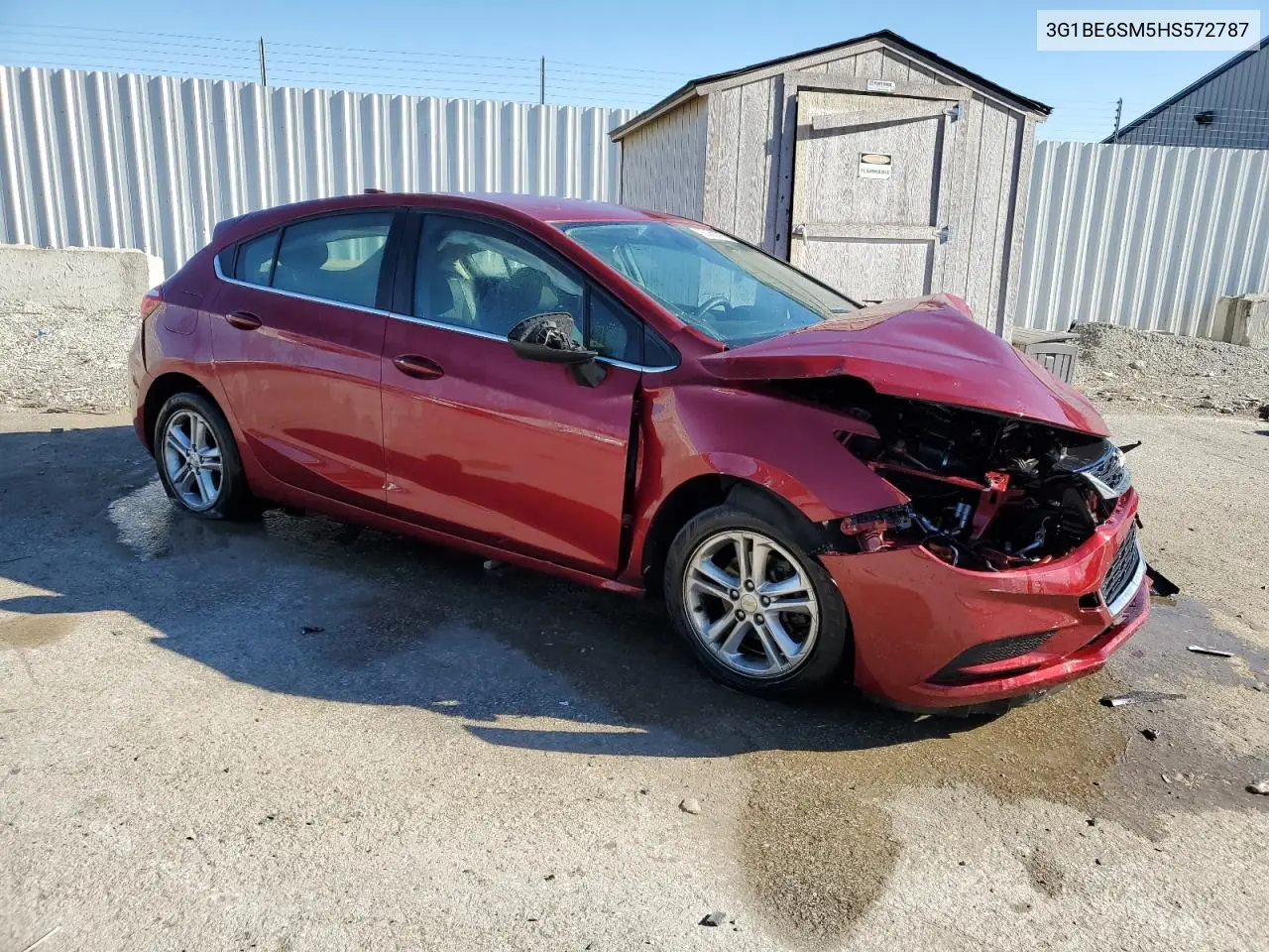 3G1BE6SM5HS572787 2017 Chevrolet Cruze Lt