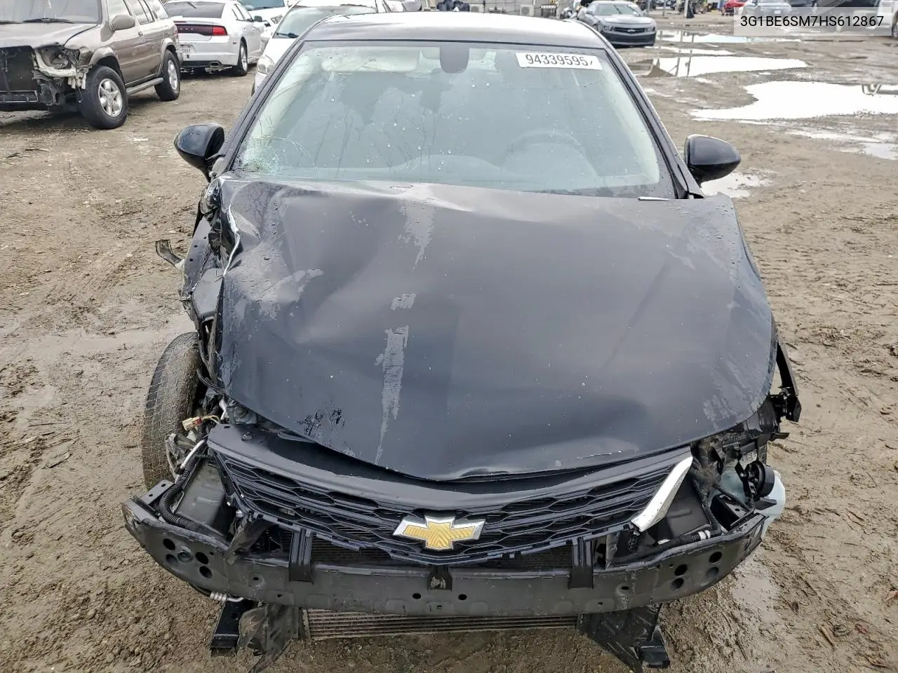 3G1BE6SM7HS612867 2017 Chevrolet Cruze Lt