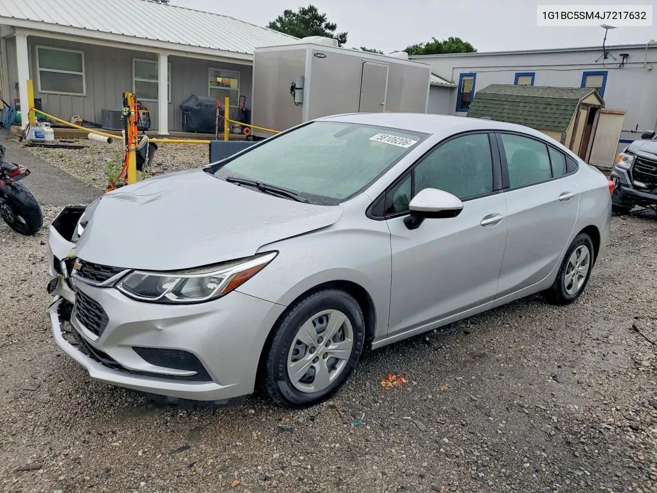 2018 Chevrolet Cruze Ls VIN: 1G1BC5SM4J7217632 Lot: 58106206