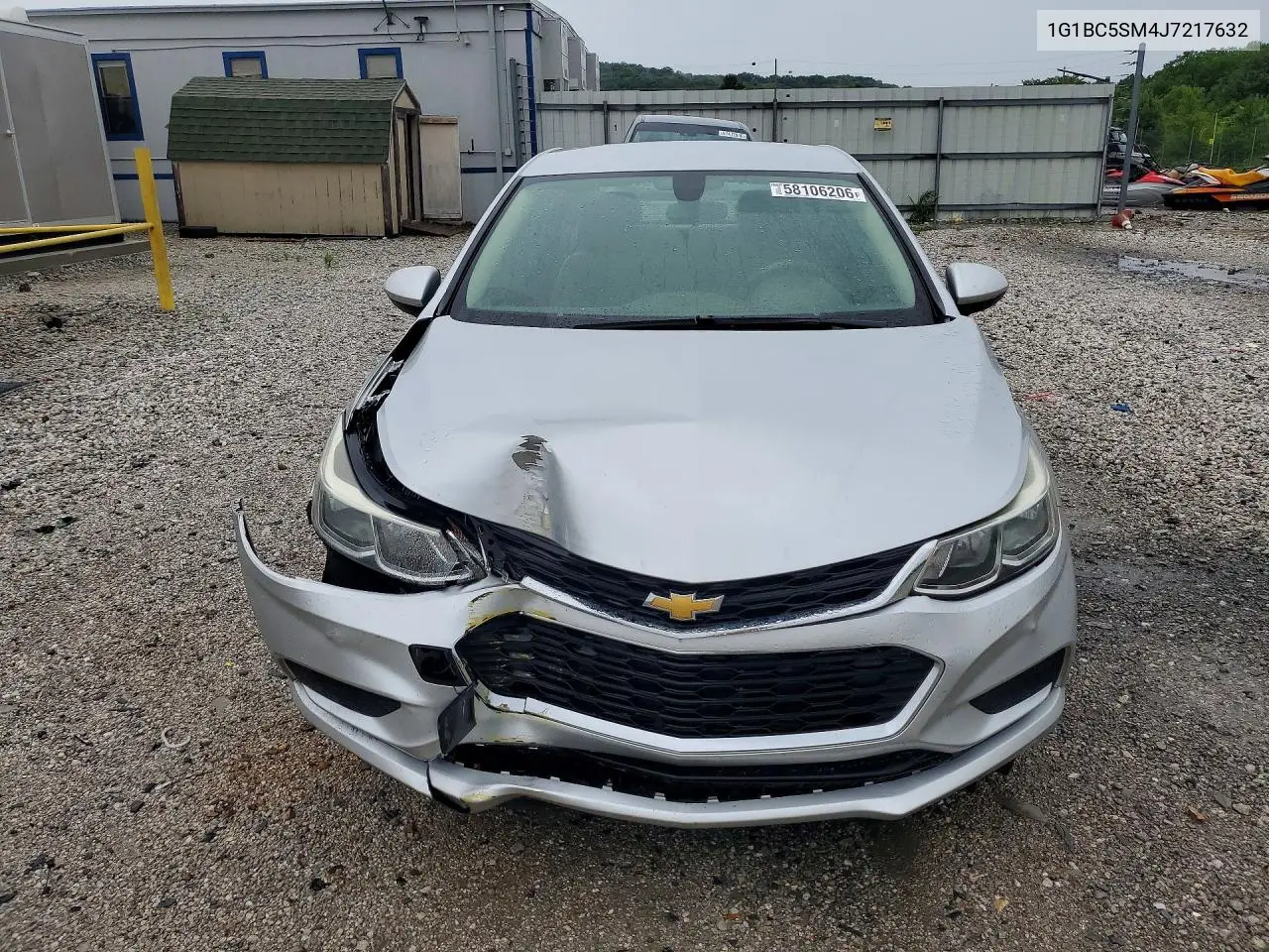 2018 Chevrolet Cruze Ls VIN: 1G1BC5SM4J7217632 Lot: 58106206