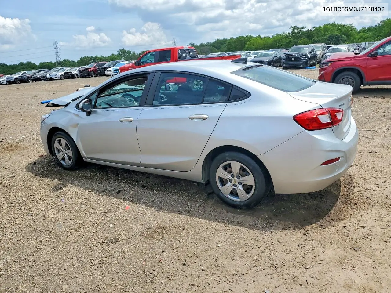 2018 Chevrolet Cruze Ls VIN: 1G1BC5SM3J7148402 Lot: 59266956