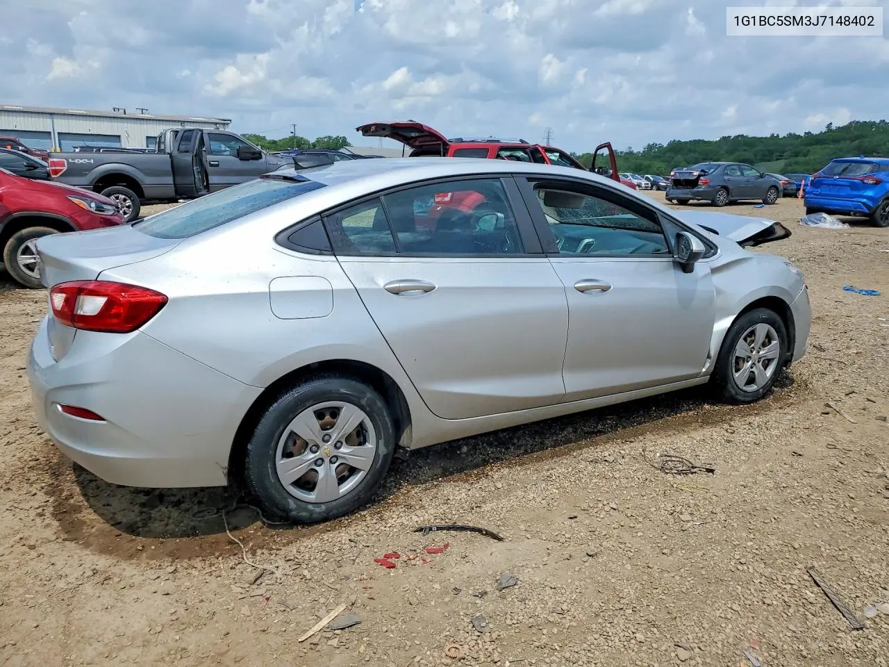 2018 Chevrolet Cruze Ls VIN: 1G1BC5SM3J7148402 Lot: 59266956