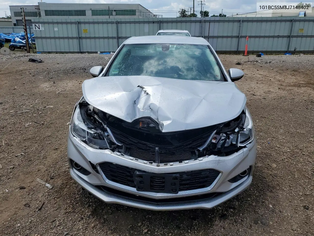 2018 Chevrolet Cruze Ls VIN: 1G1BC5SM3J7148402 Lot: 59266956