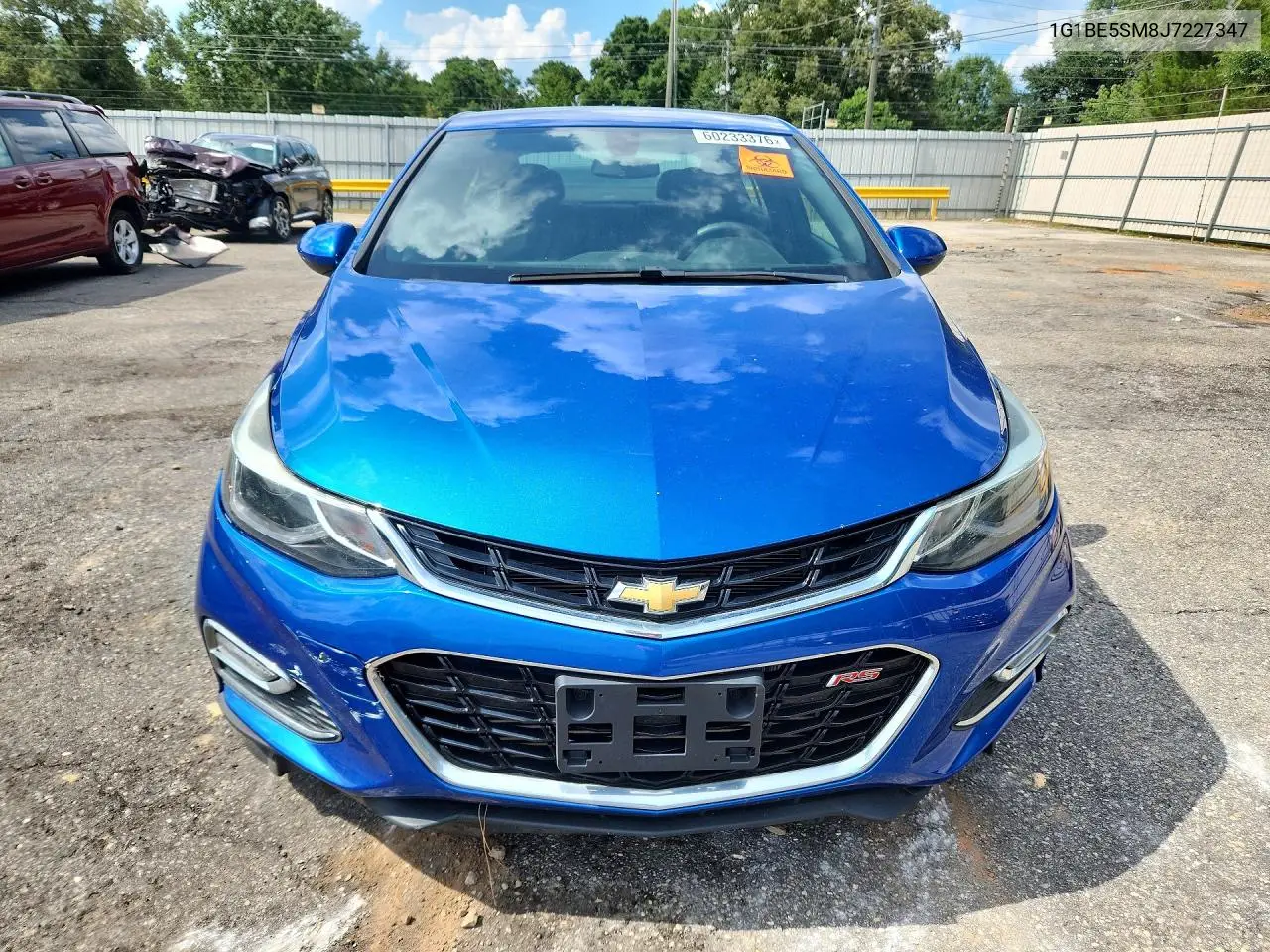 2018 Chevrolet Cruze Lt VIN: 1G1BE5SM8J7227347 Lot: 60233376
