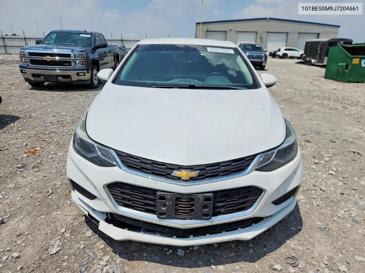 2018 Chevrolet Cruze Lt VIN: 1G1BE5SM9J7204661 Lot: 60252936