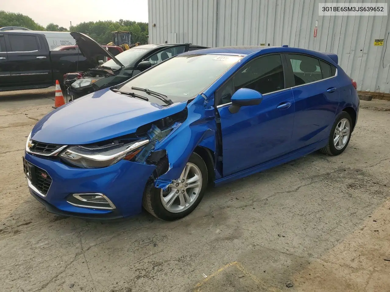 2018 Chevrolet Cruze Lt VIN: 3G1BE6SM3JS639652 Lot: 61119906