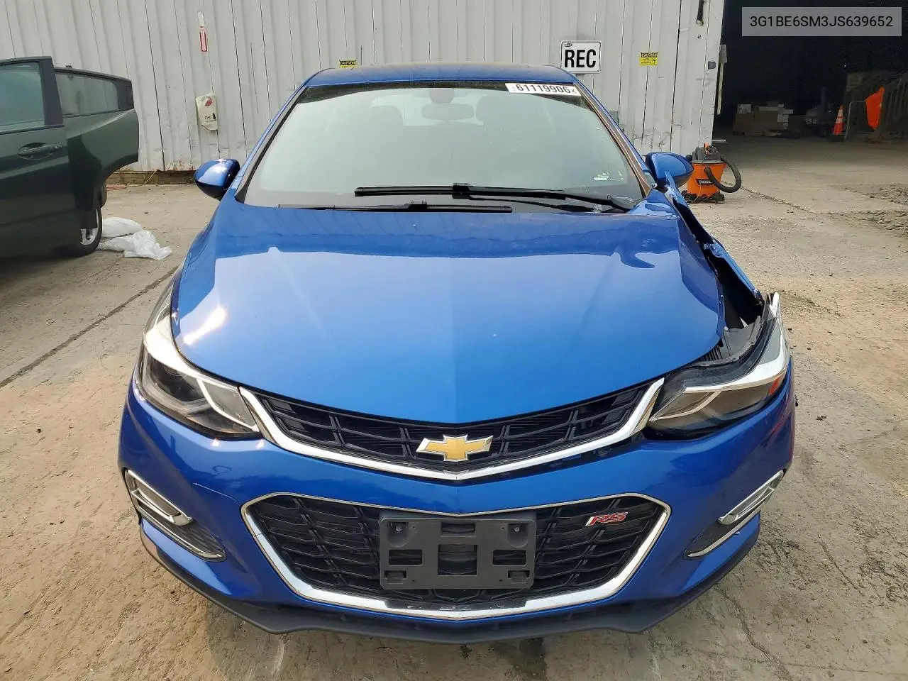 2018 Chevrolet Cruze Lt VIN: 3G1BE6SM3JS639652 Lot: 61119906