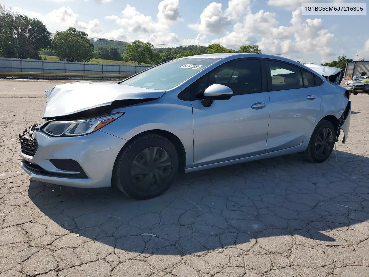 2018 Chevrolet Cruze Ls VIN: 1G1BC5SM6J7216305 Lot: 61237386