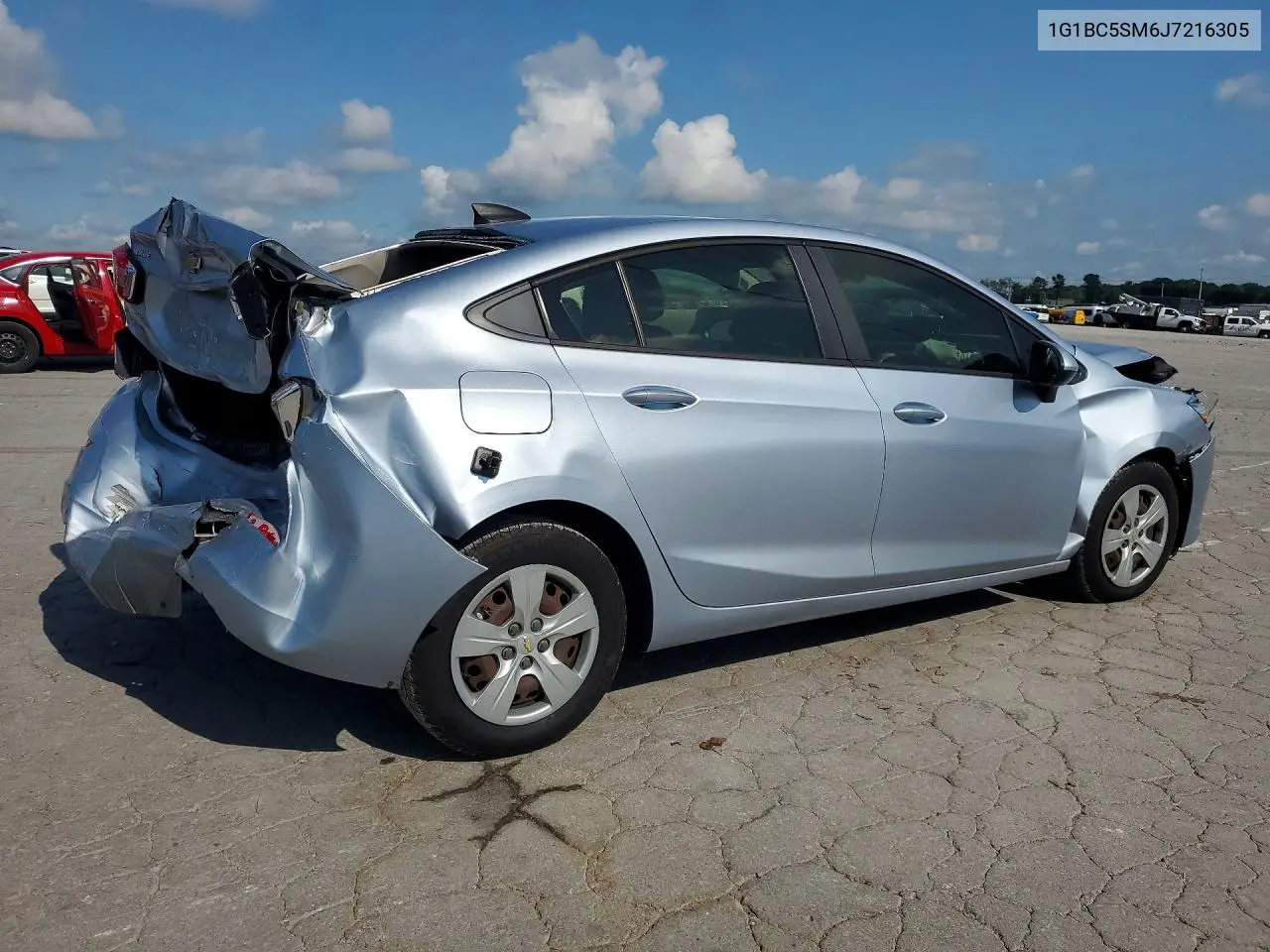 2018 Chevrolet Cruze Ls VIN: 1G1BC5SM6J7216305 Lot: 61237386