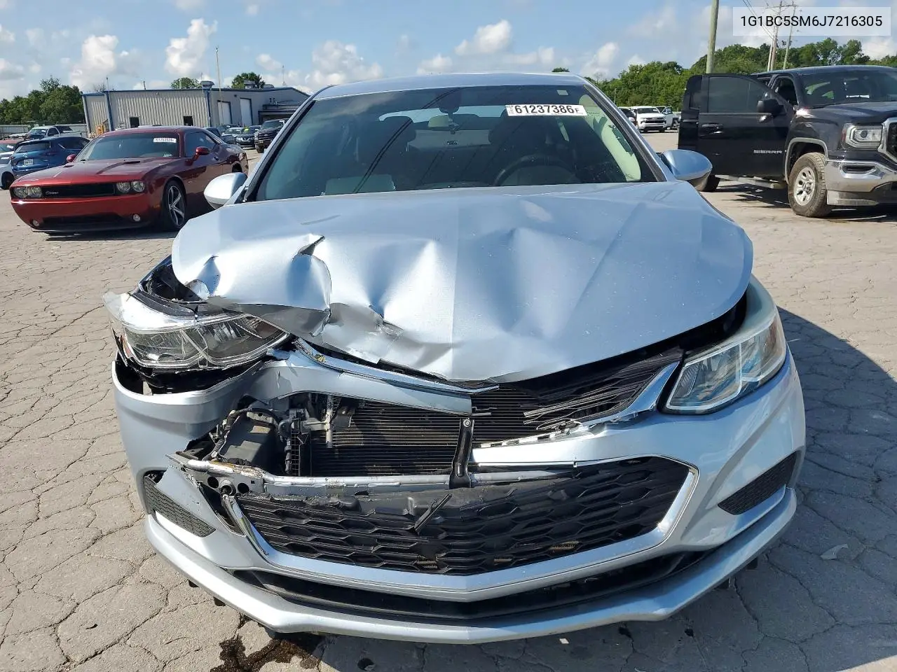 2018 Chevrolet Cruze Ls VIN: 1G1BC5SM6J7216305 Lot: 61237386