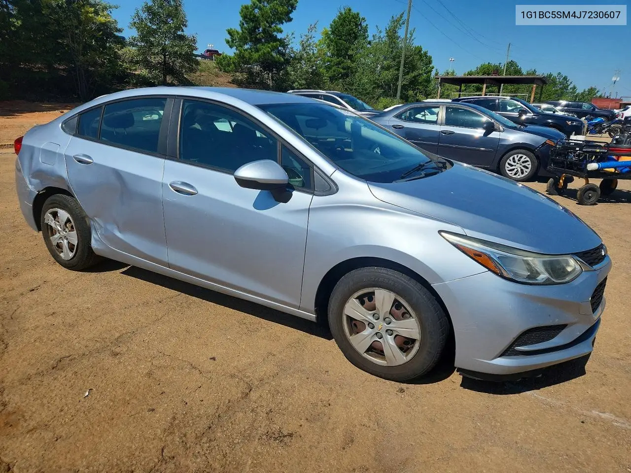 2018 Chevrolet Cruze Ls VIN: 1G1BC5SM4J7230607 Lot: 61349716