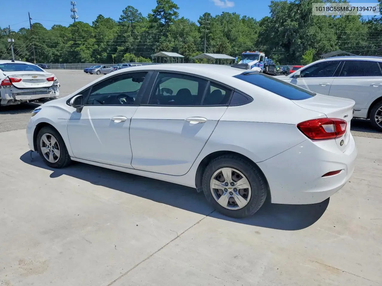 2018 Chevrolet Cruze Lt VIN: 1G1BC5SM8J7139470 Lot: 61491496