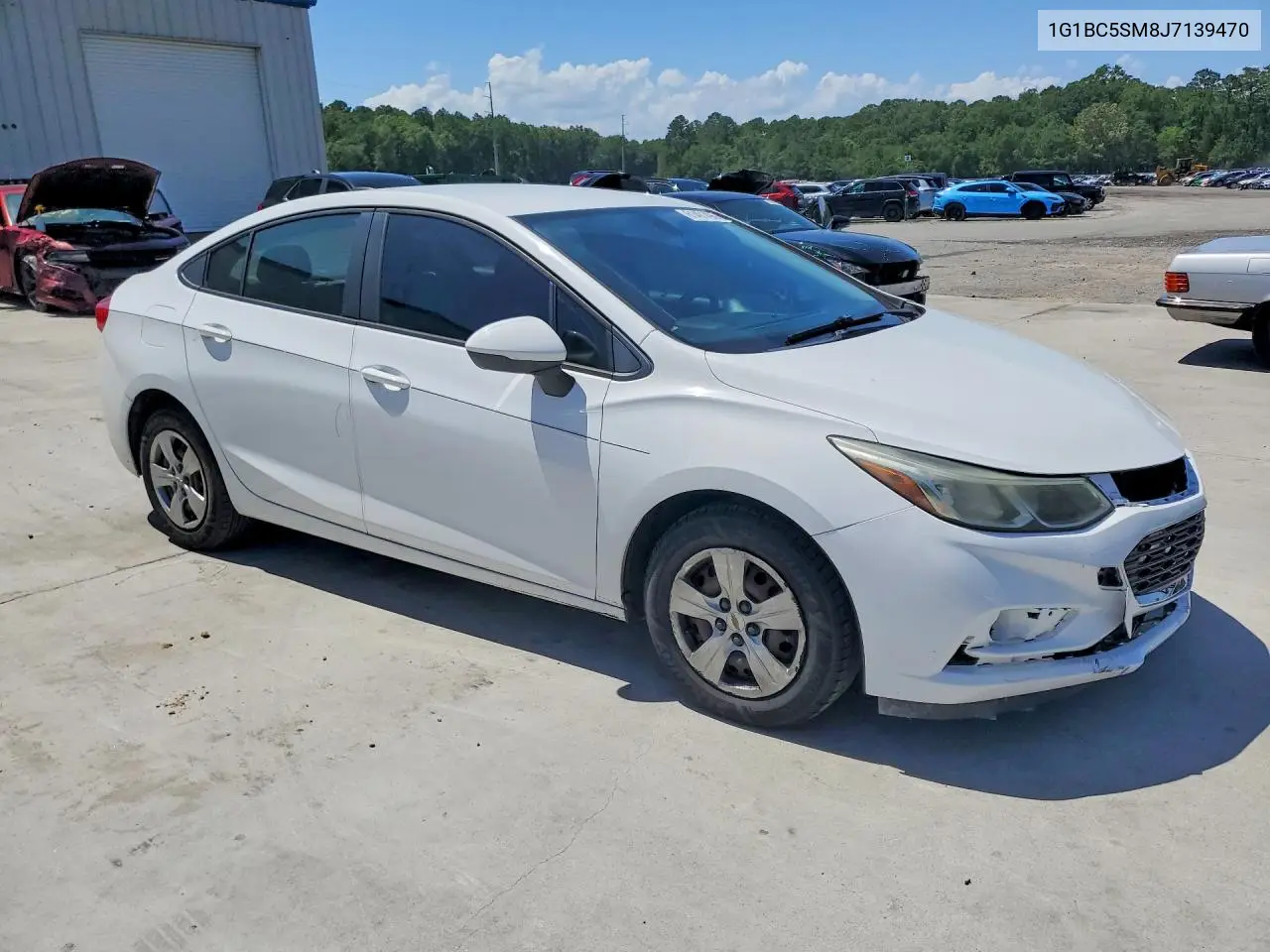 2018 Chevrolet Cruze Lt VIN: 1G1BC5SM8J7139470 Lot: 61491496