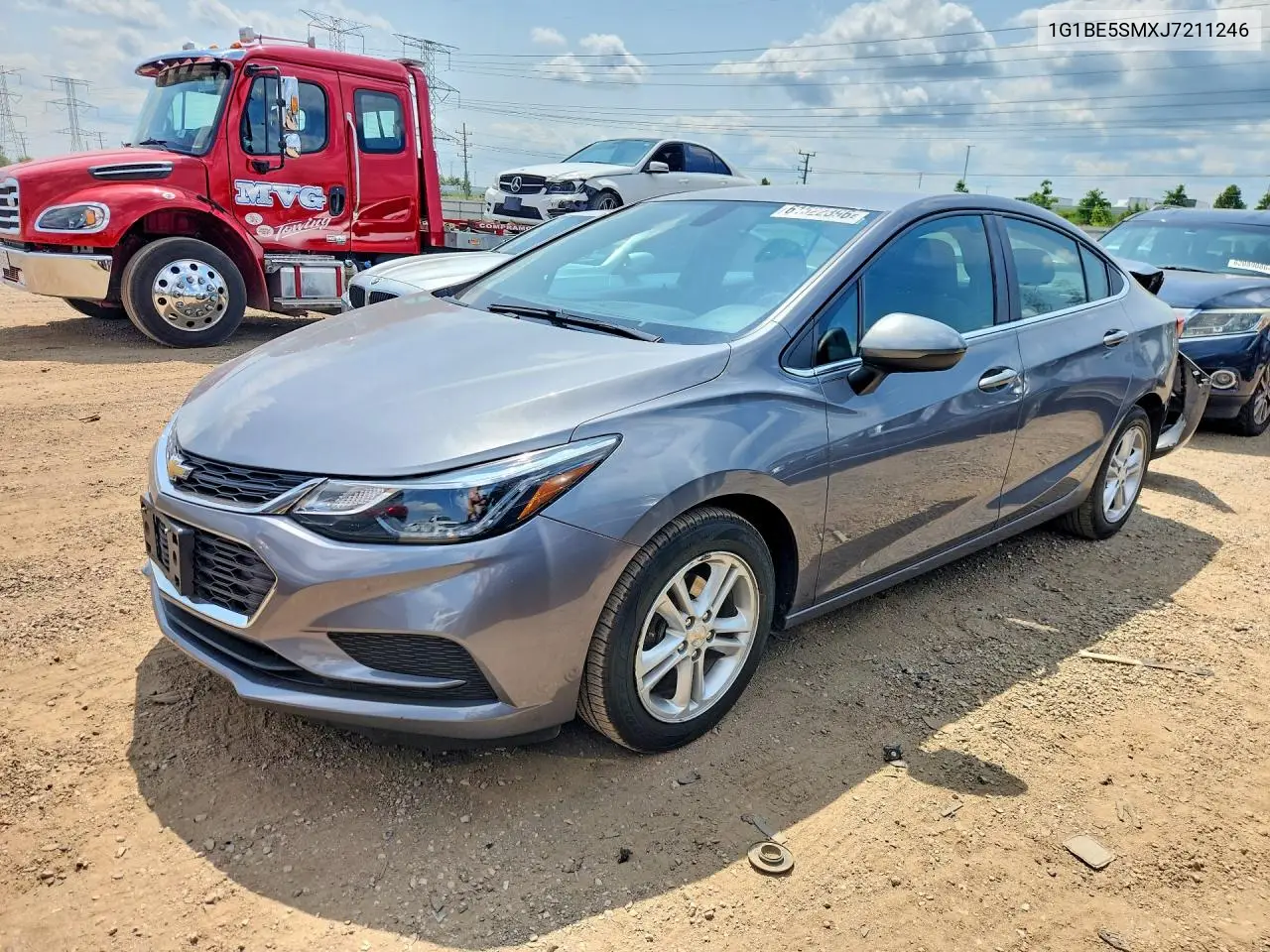 2018 Chevrolet Cruze Lt VIN: 1G1BE5SMXJ7211246 Lot: 61522396