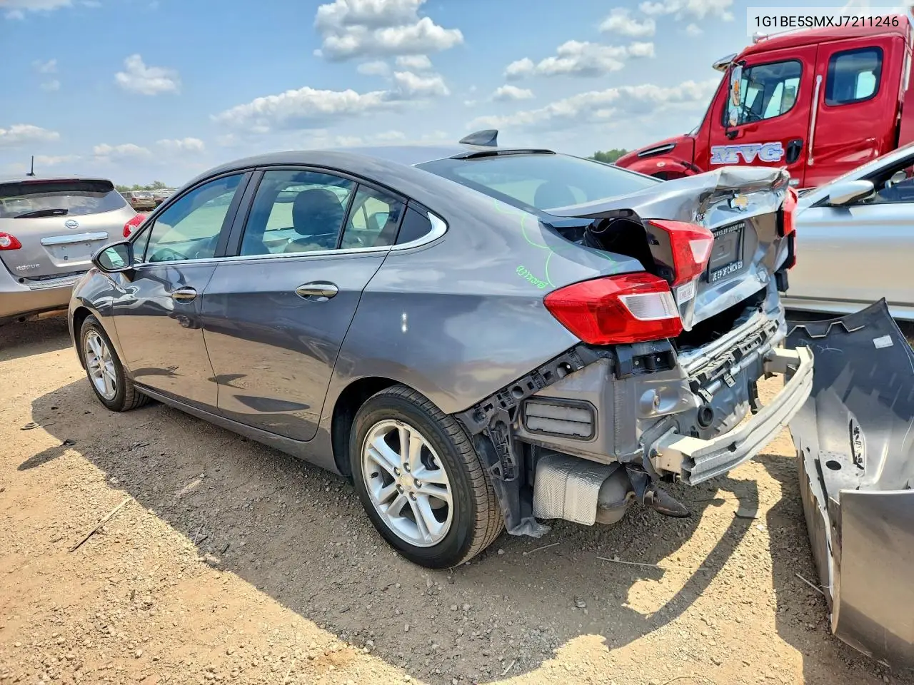 2018 Chevrolet Cruze Lt VIN: 1G1BE5SMXJ7211246 Lot: 61522396