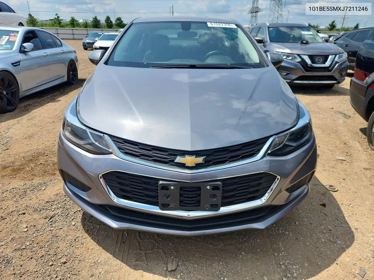 2018 Chevrolet Cruze Lt VIN: 1G1BE5SMXJ7211246 Lot: 61522396
