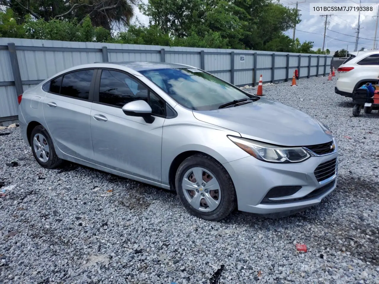2018 Chevrolet Cruze Ls VIN: 1G1BC5SM7J7193388 Lot: 61524746
