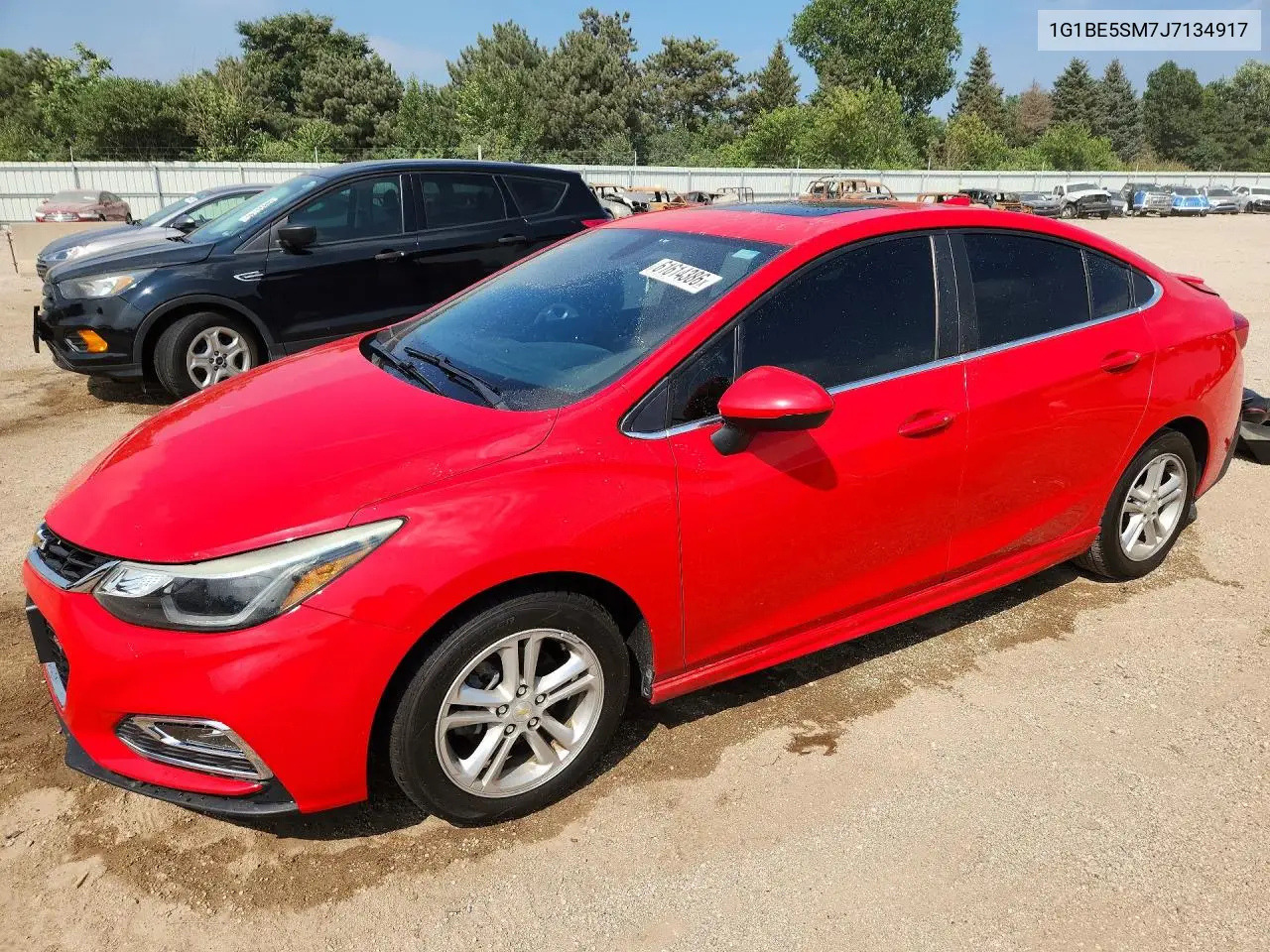 2018 Chevrolet Cruze Lt VIN: 1G1BE5SM7J7134917 Lot: 61614386