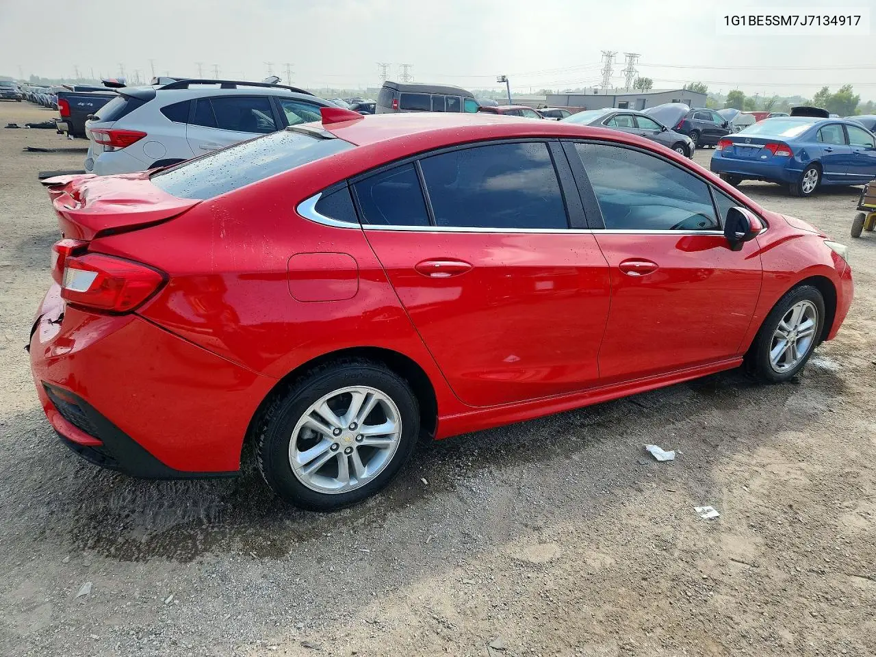 2018 Chevrolet Cruze Lt VIN: 1G1BE5SM7J7134917 Lot: 61614386