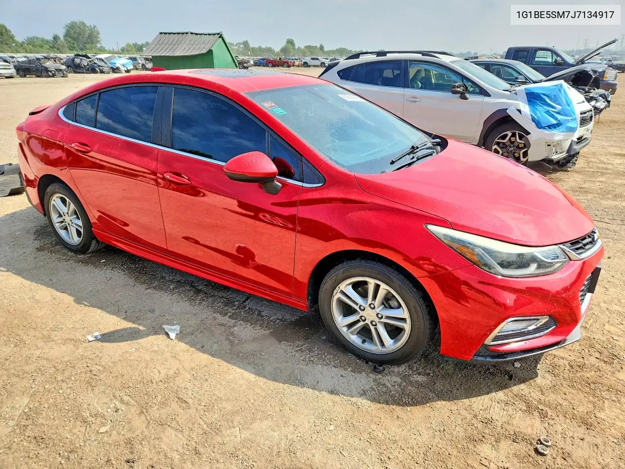 2018 Chevrolet Cruze Lt VIN: 1G1BE5SM7J7134917 Lot: 61614386