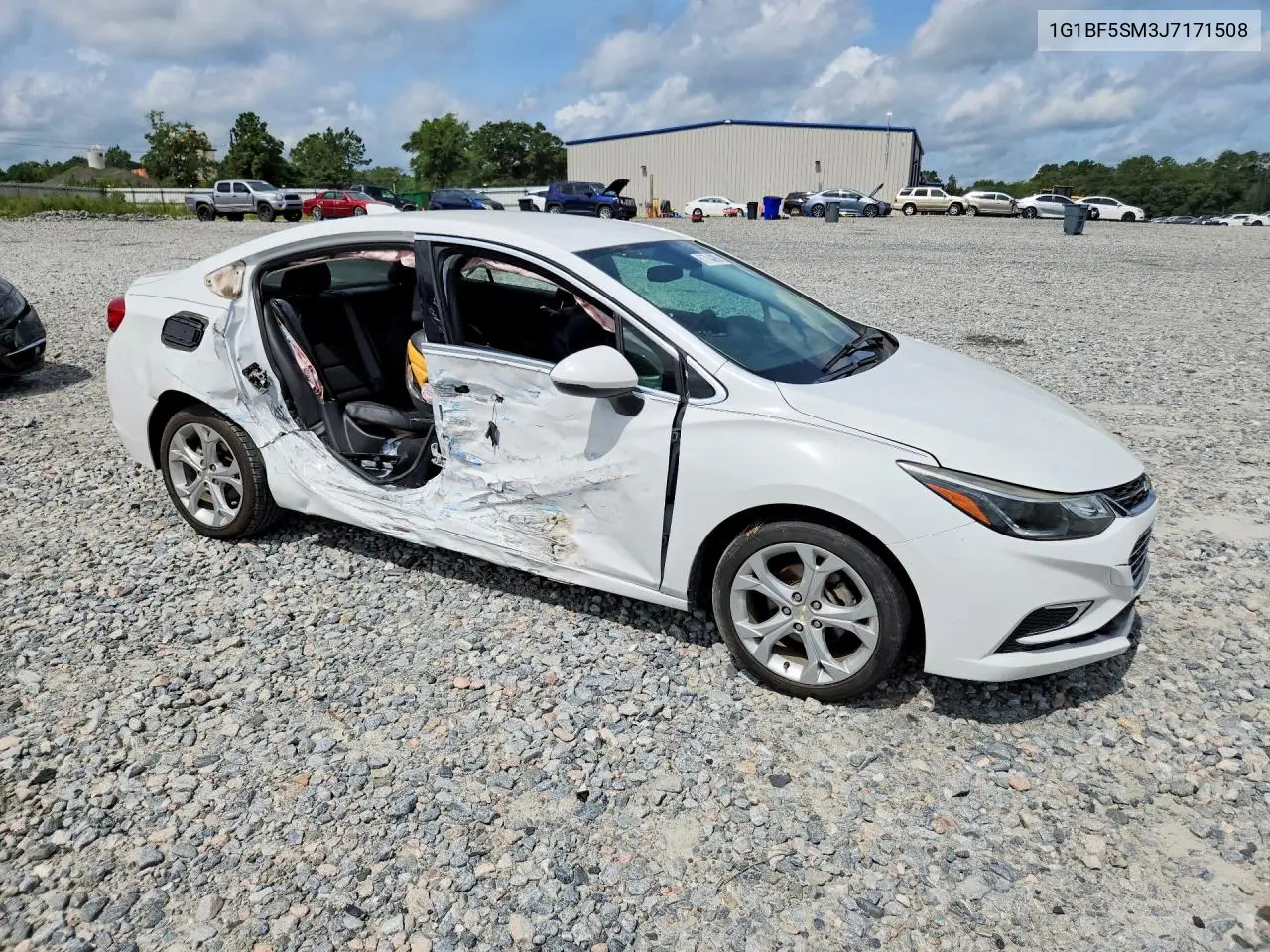 1G1BF5SM3J7171508 2018 Chevrolet Cruze Premier